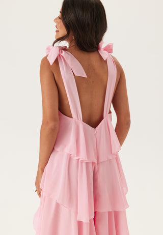 Vmfelicia Tiestrap Ruffle Maxi