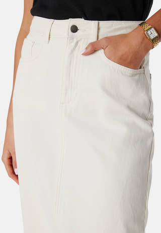 Vmgracia High Rise ankle denim skirt