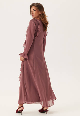 Vmholly Ls Flounce Ankle Dress