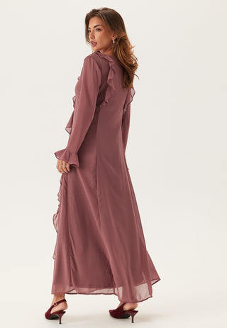 Vmholly Ls Flounce Ankle Dress