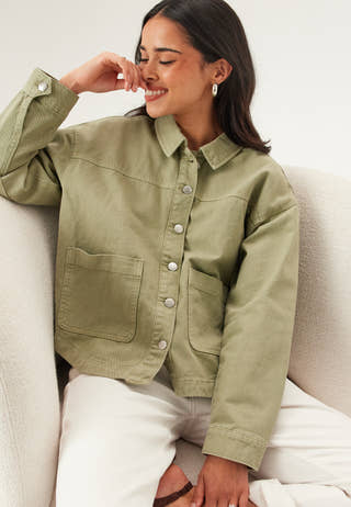 Vmjamie Ls Denim Shacket Mix N