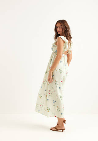 Vmjosie Sl Ankle Frill Dress