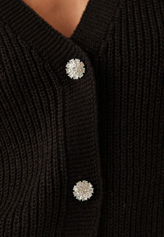 Vmlealight Ls V-neck Jewel Cardigan