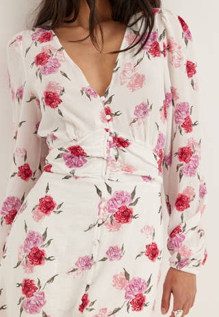 Vmlisa Ls V-neck Long Dress