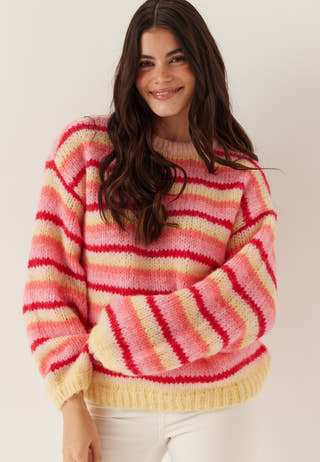 Vmmaybe Stripe Ls O-neck Pullover