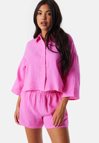 Vmnatali crop shirt