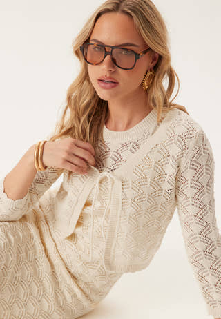 Vmnewverena 3/4 V-NECK CARDIGA