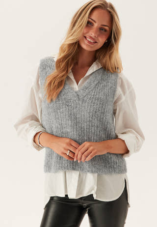 Vmnovah Rib Sl V-neck Vest