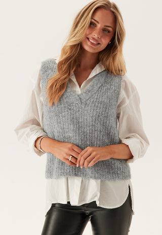 Vmnovah Rib Sl V-neck Vest