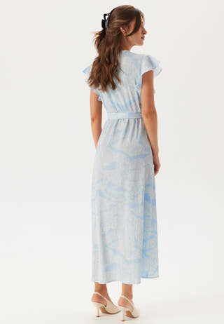 Vmpage S/L Long Wrap Dress