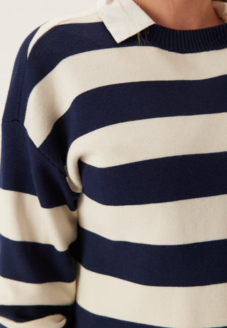 Vmsilje Ls O-neck Boxy Pullove