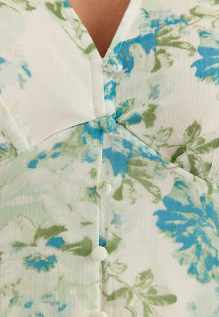 Vmsmilla Ls V-neck Calf Dress