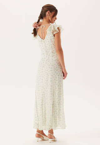 Vmsmilla S/L ANKLE FRILL DRESS