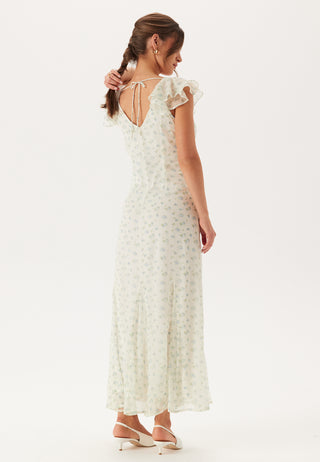 Vmsmilla S/L ANKLE FRILL DRESS