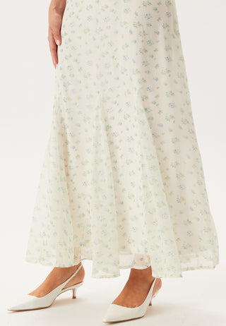 Vmsmilla S/L ANKLE FRILL DRESS