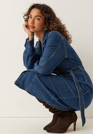 Vmtelly Ls 7/8 DNM DRESS