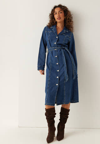 Vmtelly Ls 7/8 DNM DRESS