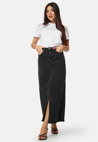 Vmtessa HR Maxi Denim Skirt
