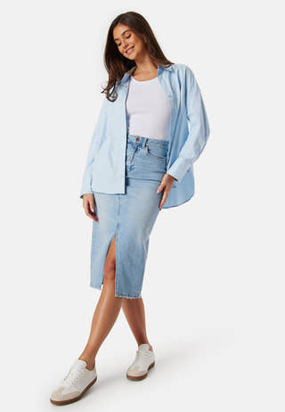Vmveri High Rise calf denim skirt