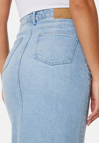 Vmveri High Rise calf denim skirt