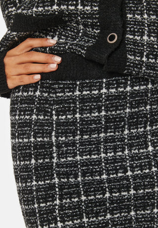 Audrey Check Knit Skirt