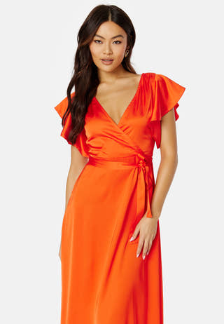 Carolina S/S V-Neck Midi Dress