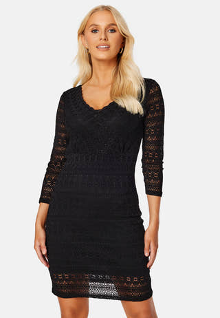 Chikka Lace 3/4 Short Dress