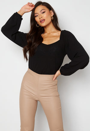 Cotin Square Neck L/S Top