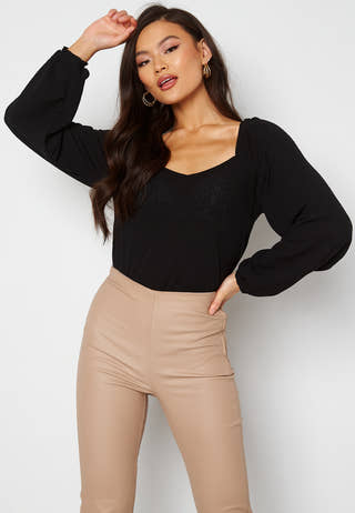 Cotin Square Neck L/S Top