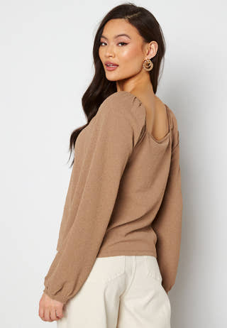 Cotin Square Neck L/S Top
