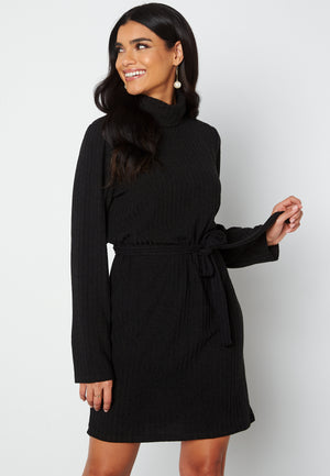 Elita High Neck L/S Dress