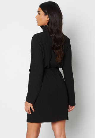 Elita High Neck L/S Dress