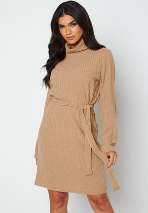 Elita High Neck L/S Dress