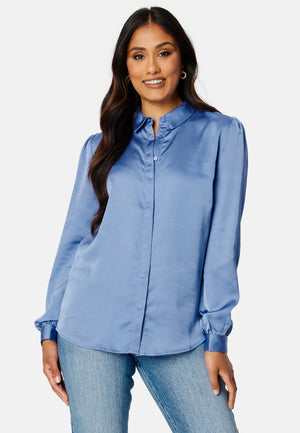 Ellette Satin L/S Shirt