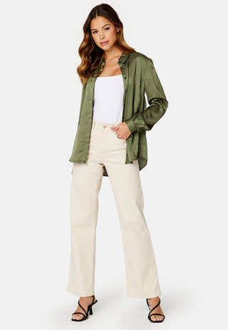 Ellette Satin L/S Shirt