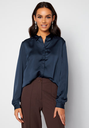 Ellette Satin L/S Shirt