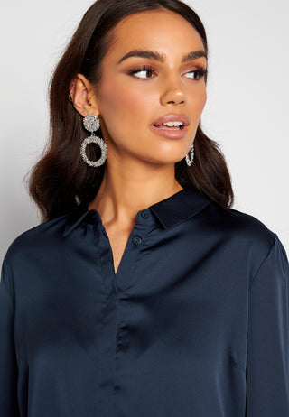 Ellette Satin L/S Shirt