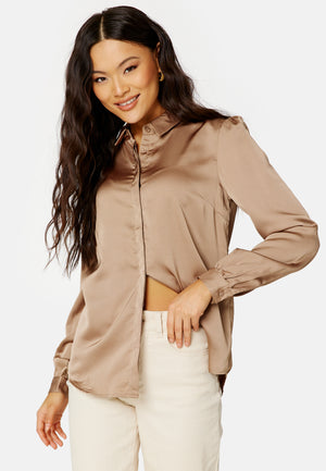 Ellette Satin L/S Shirt