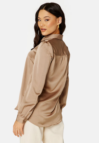 Ellette Satin L/S Shirt
