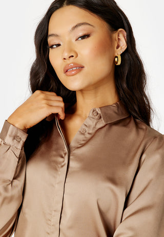 Ellette Satin L/S Shirt