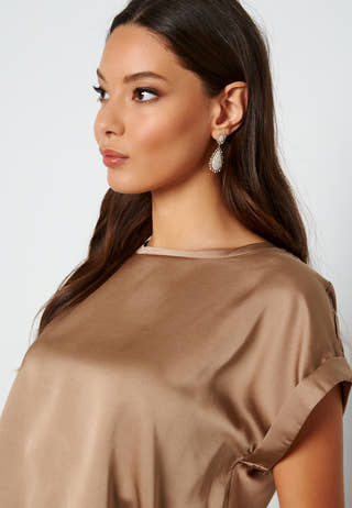 Viellette S/S Satin Top