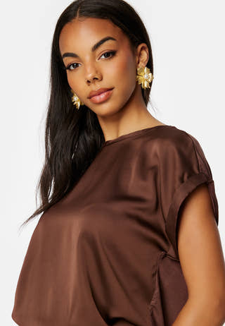 Viellette S/S Satin Top