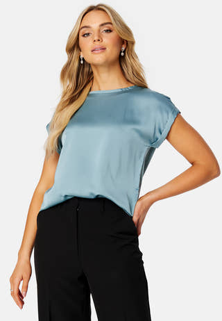 Viellette S/S Satin Top
