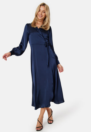 Vienna Ravenna L/S Ankle Wrap Dress
