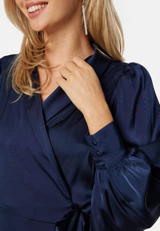 Vienna Ravenna L/S Ankle Wrap Dress