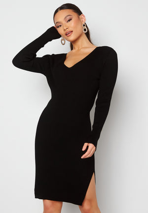 Gabbi L/S Slit Dress