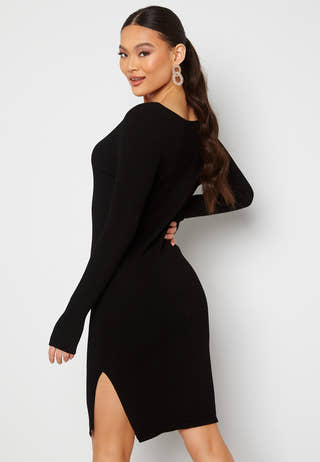 Gabbi L/S Slit Dress