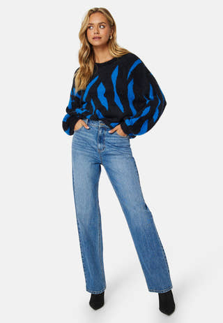 Juli Jaquard L/S Knit Top