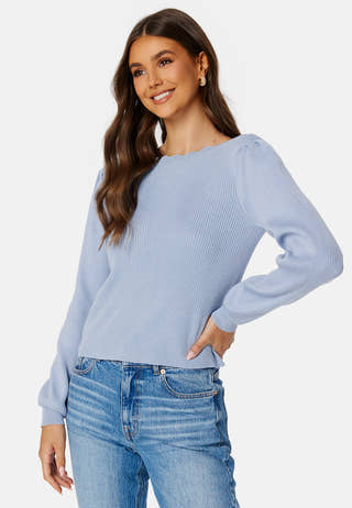 Lalana Rev L/S Knit Cardigan