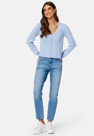 Lalana Rev L/S Knit Cardigan